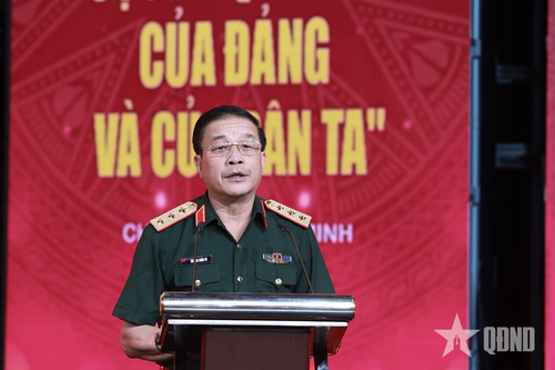 Phát biểu của Thượng tướng Trương Thiên Tô, Ủy viên Trung ương Đảng, Phó chủ nhiệm Tổng cục Chính trị, Trưởng ban chỉ đạo cuộc thi