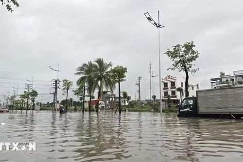 Mưa lớn gây ngập cục bộ, sạt lở tại Tuyên Quang, Thái Nguyên, Quảng Ninh