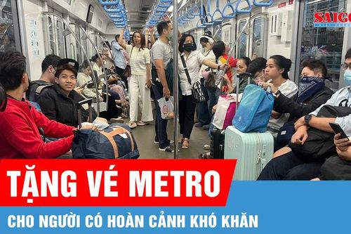 TPHCM: Tặng vé đi metro cho người có hoàn cảnh khó khăn
