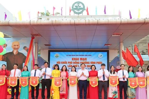 Phú Thọ: Hơn 1.000 'vận động viên nhí' tranh tài tại Hội khỏe Phù Đổng phường Vĩnh Phúc