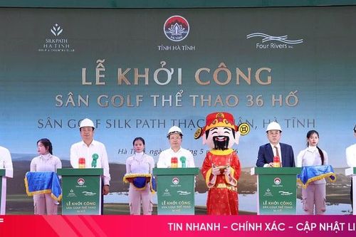Khởi công dự án sân golf gần 1.800 tỷ đồng tại Hà Tĩnh