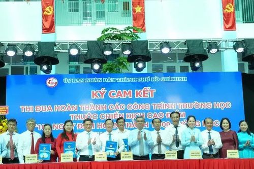 TPHCM phát động đợt thi đua cao điểm, hoàn thành 1.000 phòng học mới