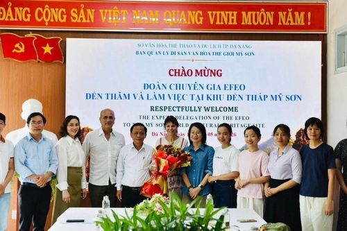 Viện Viễn Đông Bác Cổ Pháp sẽ hỗ trợ dịch các văn bia Chăm Mỹ Sơn