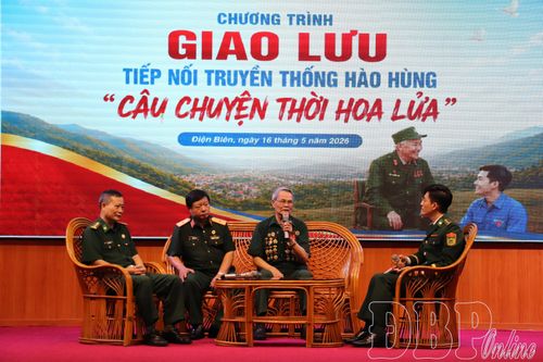 Tuổi trẻ Điện Biên tiếp nối truyền thống từ 'Câu chuyện thời hoa lửa'