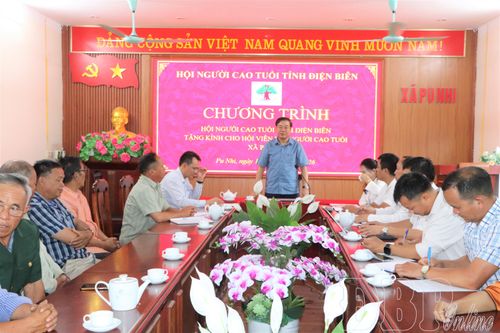 Hội Người cao tuổi tỉnh khảo sát hoạt động tại xã Pu Nhi