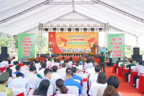 Thành phố Đồng Nai phát động 'Tết trồng cây đời đời nhớ ơn Bác Hồ'