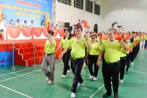 Khai mạc Đại hội Thể dục thể thao phường Mỹ Tho lần thứ I