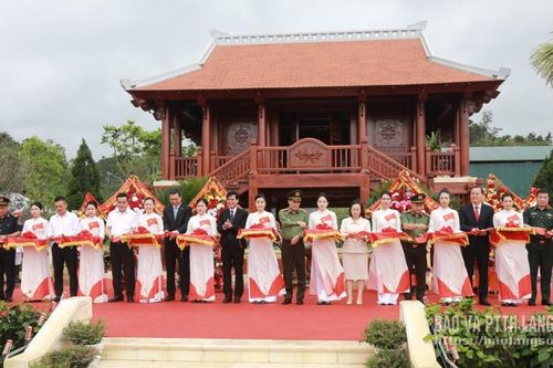 Công an tỉnh tổ chức khánh thành Nhà tưởng niệm Chủ tịch Hồ Chí Minh