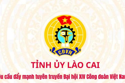 Tỉnh ủy Lào Cai yêu cầu đẩy mạnh tuyên truyền Đại hội XIV Công đoàn Việt Nam