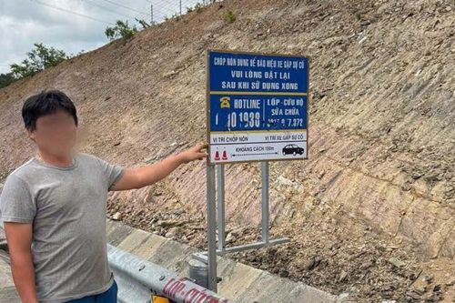 Quảng Trị: Phạt 1,5 triệu đồng đối tượng phá hoại biển thông tin cứu hộ trên cao tốc