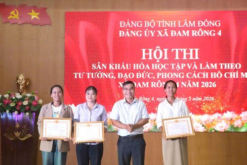 Xã Đam Rông 4 đẩy mạnh các hoạt động Học tập và làm theo tư tưởng, đạo đức, phong cách Hồ Chí Minh