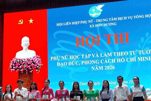 Hội thi ' Phụ nữ học tập và làm theo tư tưởng, đạo đức, phong cách Hồ Chí Minh'