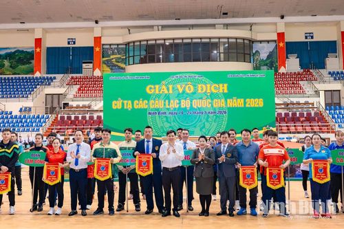 Khai mạc Giải vô địch cử tạ câu lạc bộ quốc gia năm 2026