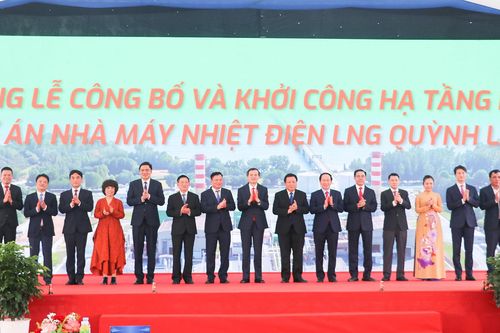 Nghệ An: Khởi công hạ tầng kỹ thuật Dự án Nhà máy Nhiệt điện LNG Quỳnh Lập