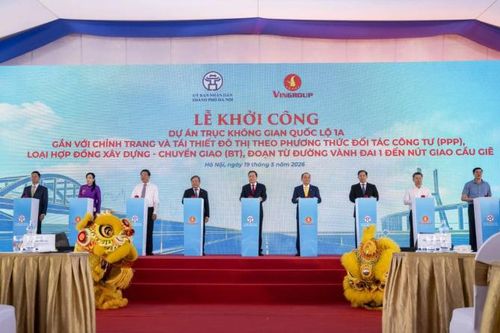 Hà Nội khởi công trục quốc lộ 1A gần 162.000 tỷ đồng