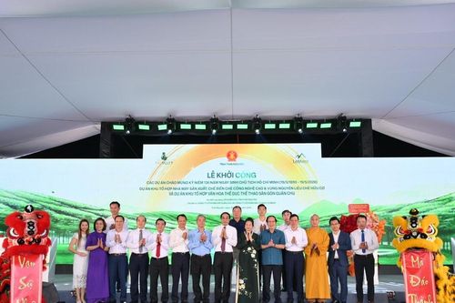 Thái Nguyên: Khởi công các dự án chào mừng kỷ niệm 136 năm Ngày sinh Chủ tịch Hồ Chí Minh