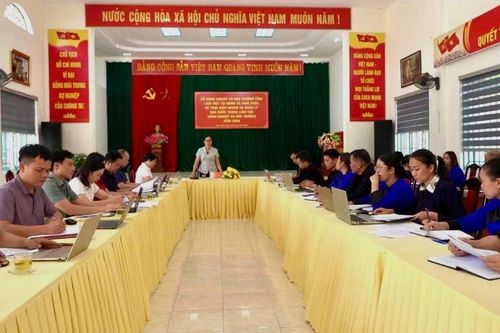 Sở Nông nghiệp và Môi trường làm việc với xã Nam Tuấn về quản lý nhà nước lĩnh vực nông nghiệp, môi trường
