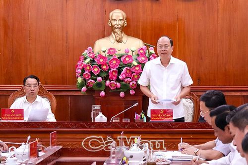 Không để tỉnh Cà Mau chậm trễ trong xử lý các dự án tồn đọng theo tinh thần chỉ đạo của Trung ương