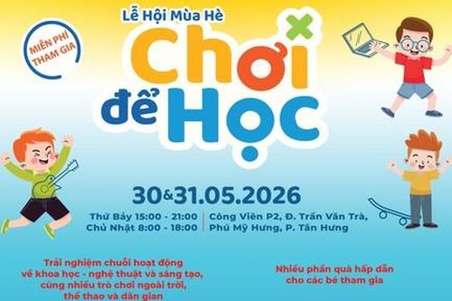 Ngày hội 'Phú Mỹ Hưng hướng về trẻ em' lần 15 – 2026: 'Lễ hội mùa hè - Chơi để học'