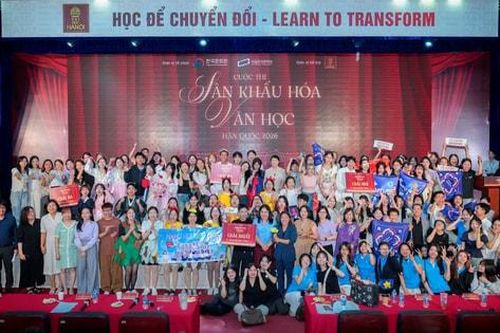 Hơn 200 sinh viên tham gia Cuộc thi diễn kịch văn học Hàn Quốc lần thứ 4