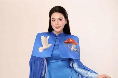 Ca sĩ Nhật Huyền lan tỏa tinh thần Việt Nam qua 'Màu của đất nước – Màu của hòa bình'