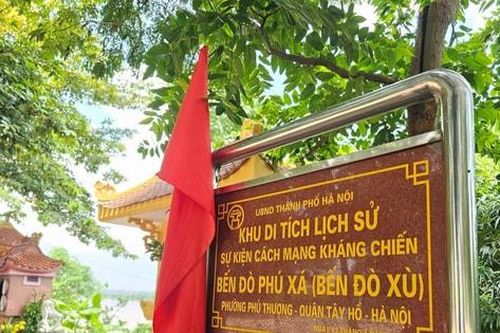 Bến đò Phú Xá - nơi ghi dấu chân Bác