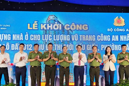 Khởi công dự án nhà ở xã hội cho lực lượng vũ trang Công an nhân dân tại Hà Nội: Tri ân những hy sinh thầm lặng