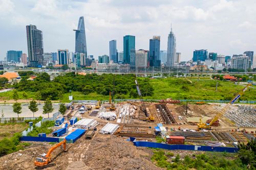 Thủ Thiêm thành đại công trường