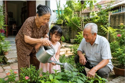 Mùa hè của cháu là mùa bận rộn của ông bà