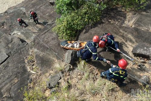 [Ảnh] Diễn tập phương án cứu nạn cứu hộ trên Bán đảo Sơn Trà Đà Nẵng