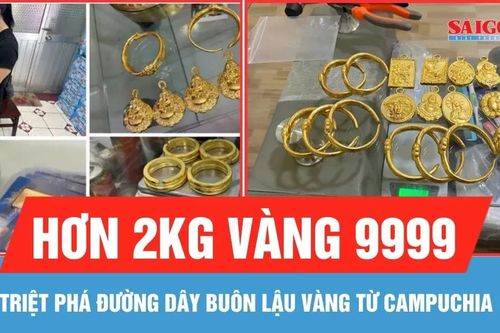 Công an TPHCM triệt phá đường dây buôn lậu vàng từ Campuchia