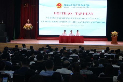 Bộ GD&ĐT tập huấn về công tác quản lý văn bằng, chứng chỉ