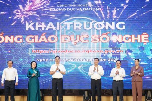 Khai trương Cổng Giáo dục số Nghệ An - đột phá quản trị giáo dục bằng dữ liệu