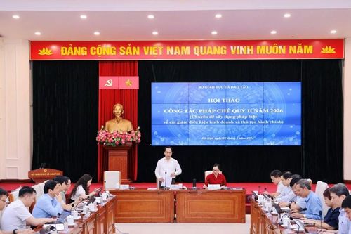 Cắt giảm thủ tục hành chính thực chất, giảm áp lực cho nhà giáo, cơ sở giáo dục