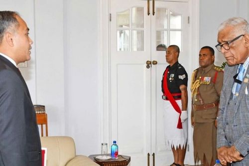 Đại sứ Phan Minh Giang trình Thư ủy nhiệm lên Tổng thống Cộng hòa Fiji