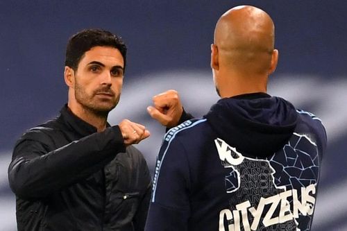 Pep Guardiola chúc mừng Arsenal sau khi chính thức thất bại ở cuộc đua vô địch