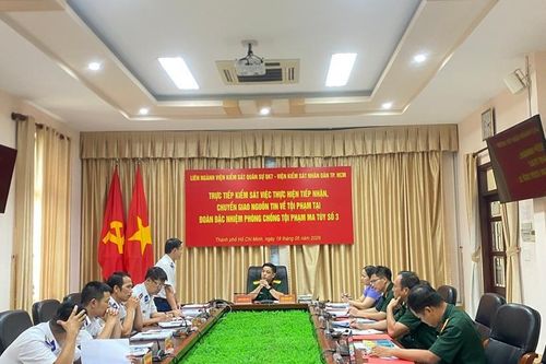 VKS Quân sự Quân khu 7 trực tiếp kiểm sát tại Đoàn Đặc nhiệm phòng, chống tội phạm ma túy
