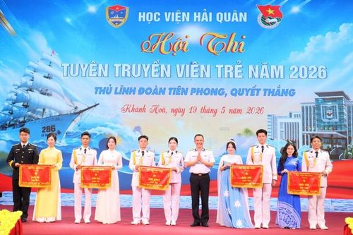 Học viện Hải quân: Sôi nổi Hội thi 'Thủ lĩnh Đoàn tiên phong quyết thắng'