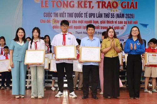 Tổng kết, trao giải Cuộc thi Viết thư Quốc tế UPU lần thứ 55