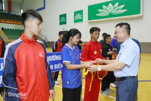 180 vận động viên tranh tài giải võ cổ truyền Đại hội Thể dục thể thao thành phố Đồng Nai