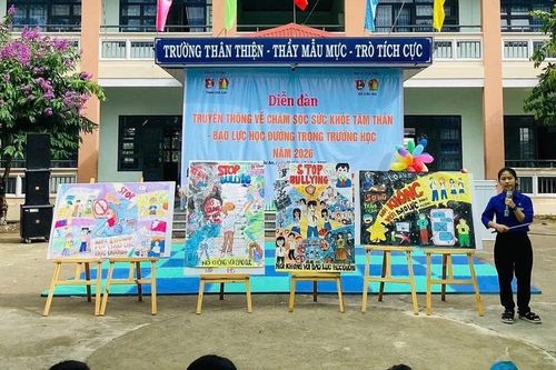 300 học sinh xã Cửu An được trang bị kỹ năng phòng chống bạo lực học đường