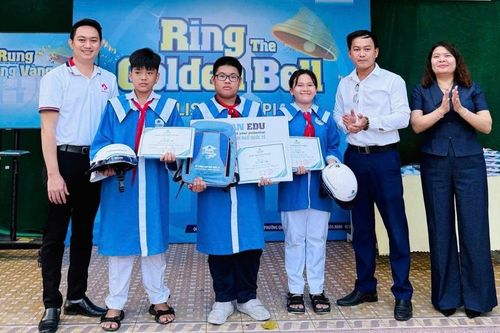 Trường THCS Lê Lợi (phường Quy Nhơn) tổ chức hội thi 'Rung chuông vàng tiếng Anh'