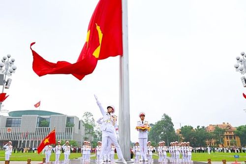 Lễ Thượng cờ Quốc gia trên Quảng trường Ba Đình