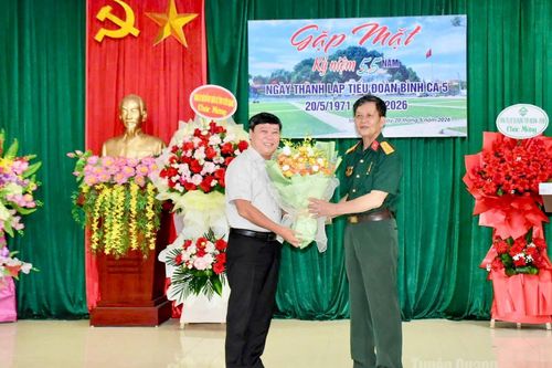Tiểu đoàn Bình Ca 5 gặp mặt kỷ niệm 55 năm ngày thành lập