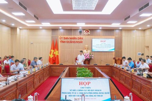 Quảng Ngãi: Đẩy nhanh tiến độ điều chỉnh quy hoạch Khu công nghiệp phía Đông Dung Quất