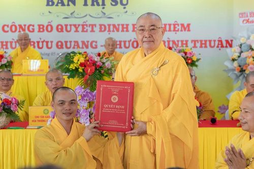 Lâm Đồng: Bổ nhiệm Đại đức Thích Nguyên Lượng làm trụ trì chùa Bửu Quang