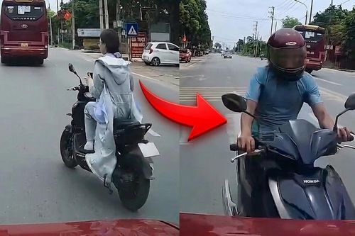 Né xe máy điện chuyển hướng ẩu, ô tô đâm trực diện xe máy
