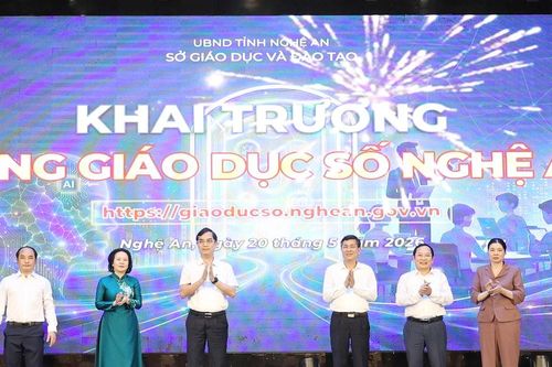 Khai trương Cổng giáo dục số Nghệ An