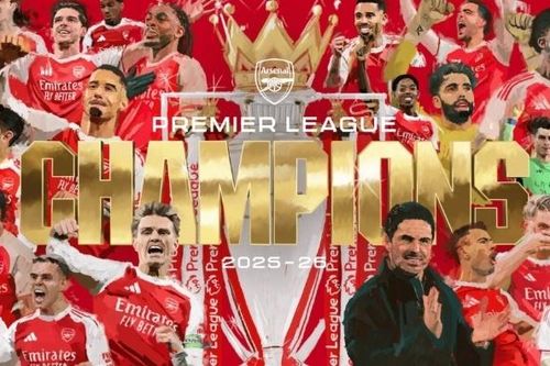 Arsenal vô địch Ngoại hạng Anh sau 22 năm chờ đợi