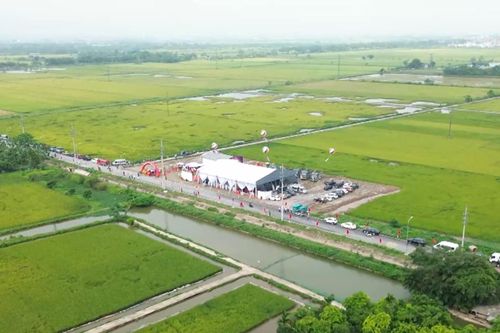 Khởi công dự án khu công nghiệp lớn nhất Thủ đô